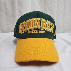 Green Bay Packers Double Logo Football Hat Cap